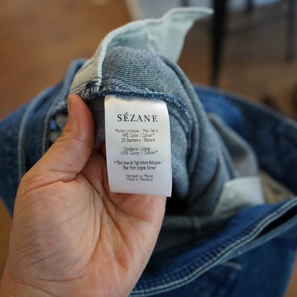 Sezane Leandro Trousers Paper bag Waist Size 42 EUC - Picture 6 of 7